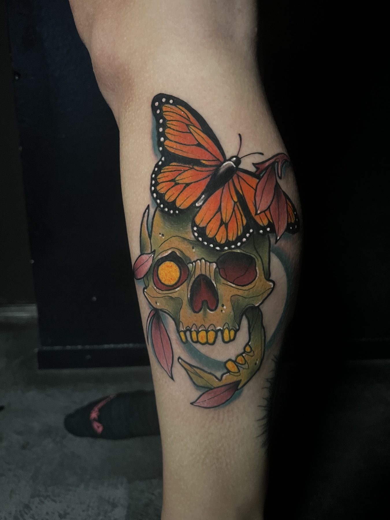 Butterfly skull