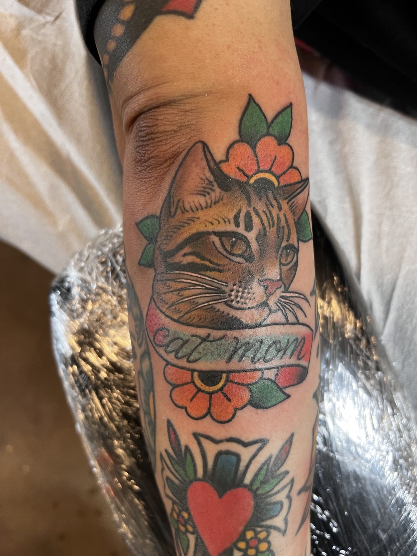 Cat mom