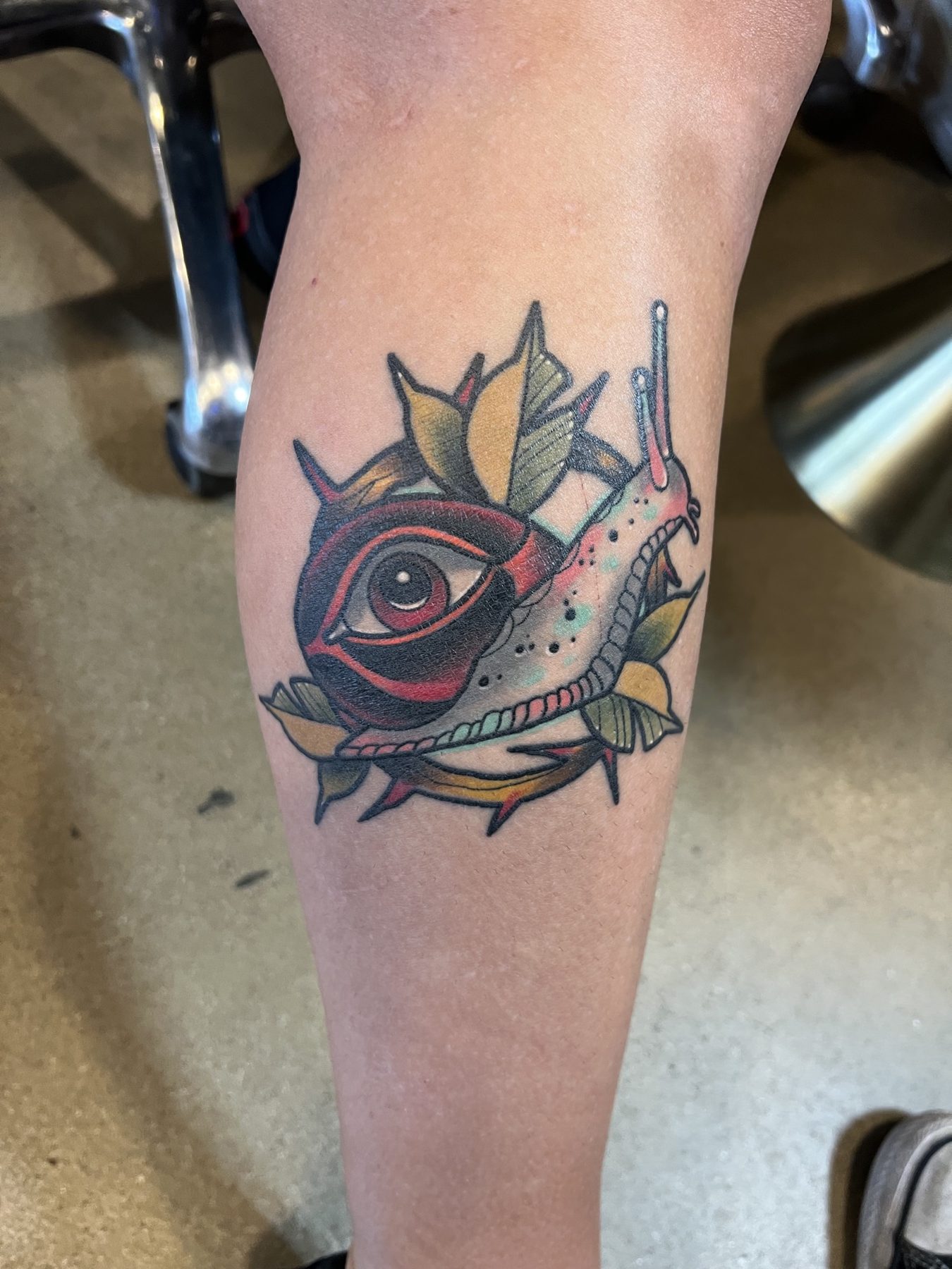Eye snail